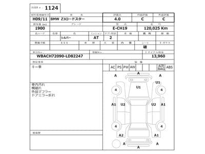 BMW Z3 series, 1997 год., лот 1124 - фото 3