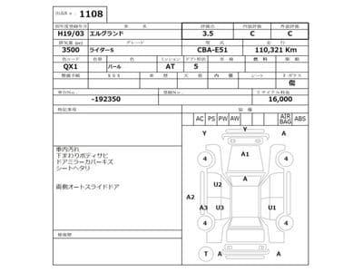 NISSAN Elgrand, 2007 год., лот 1108 - фото 3