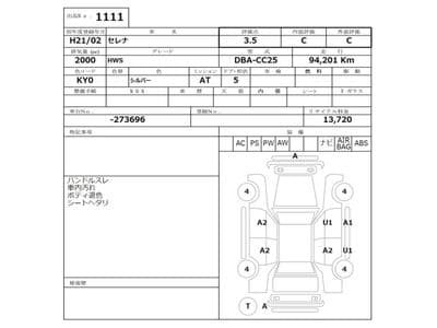 NISSAN Serena, 2009 год., лот 1111 - фото 3