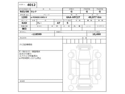 NISSAN Serena, 2021 год., лот 4012 - фото 3