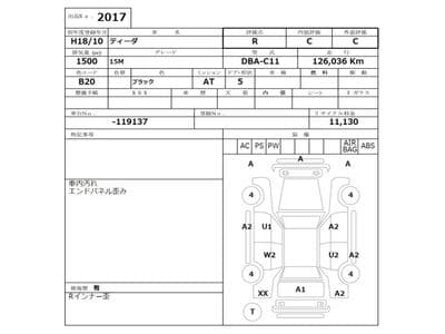 NISSAN Tiida, 2006 год., лот 2017 - фото 3