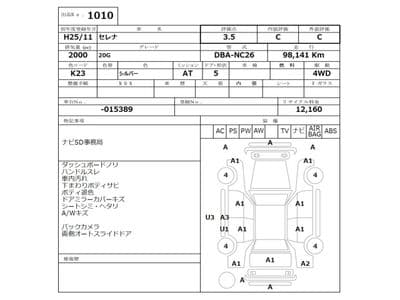 NISSAN Serena, 2013 год., лот 1010 - фото 3