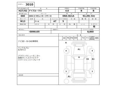 NISSAN Dayz Roox, 2015 год., лот 3010 - фото 3