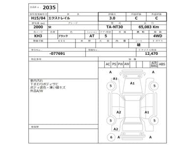 NISSAN X Trail, 2003 год., лот 2035 - фото 3