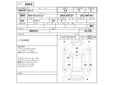 NISSAN Serena, 2017 год., лот 2044 - фото 3