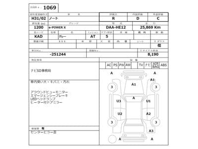 NISSAN Note, 2019 год., лот 1069 - фото 3